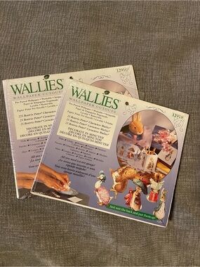 Lot of 2 Wallies Beatrix Potter Peter Rabbit Wallpaper Cutouts Decals Decoupage